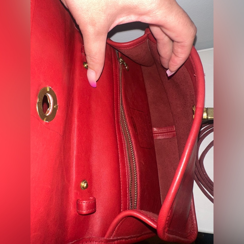 Vintage Coach Geometric Clutch Bag! - Picture 9 of 10